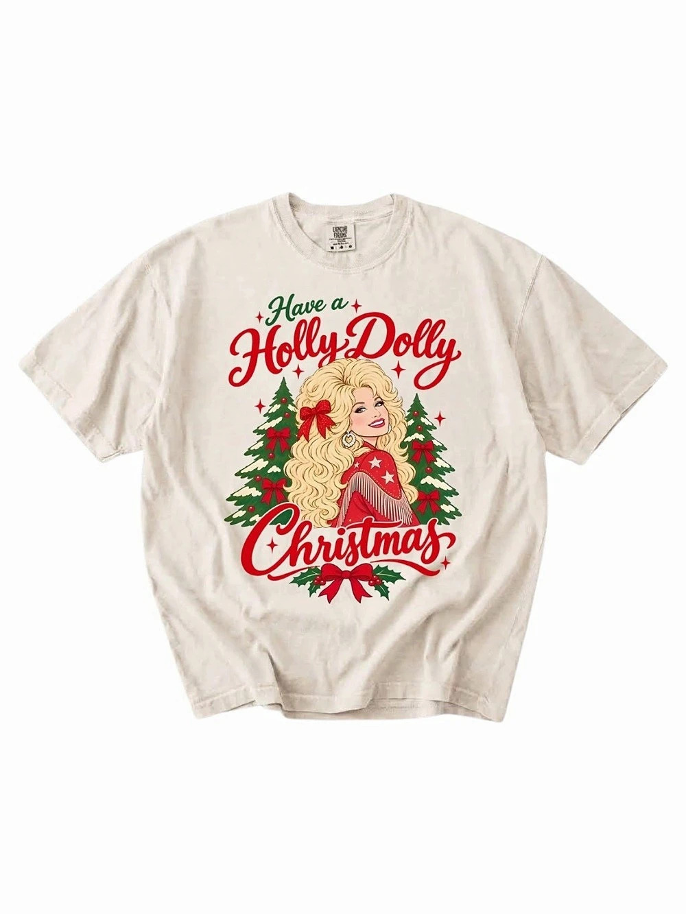 Comfort Colors Holly Dolly Christmas Graphic T-Shirt